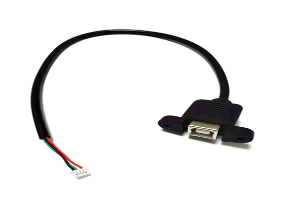 USB BM4P帶耳連接PH2.0-4P屏蔽線
